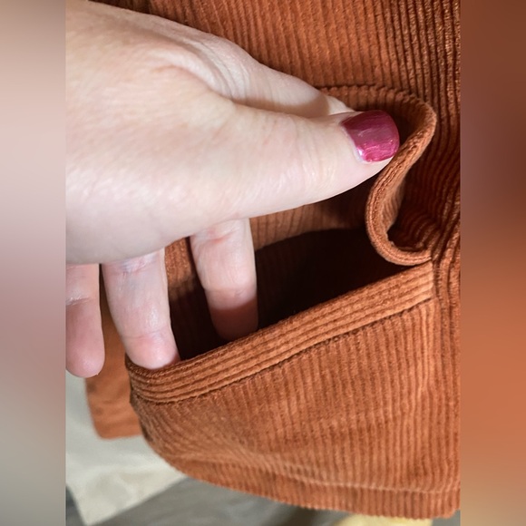 JOA Medium Dark Orange Corduroy Jacket - Picture 3 of 10